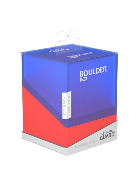 Compra Ultimate Guard Boulder Deck Case 100+ SYNERGY Azul/Rojo de Ulti