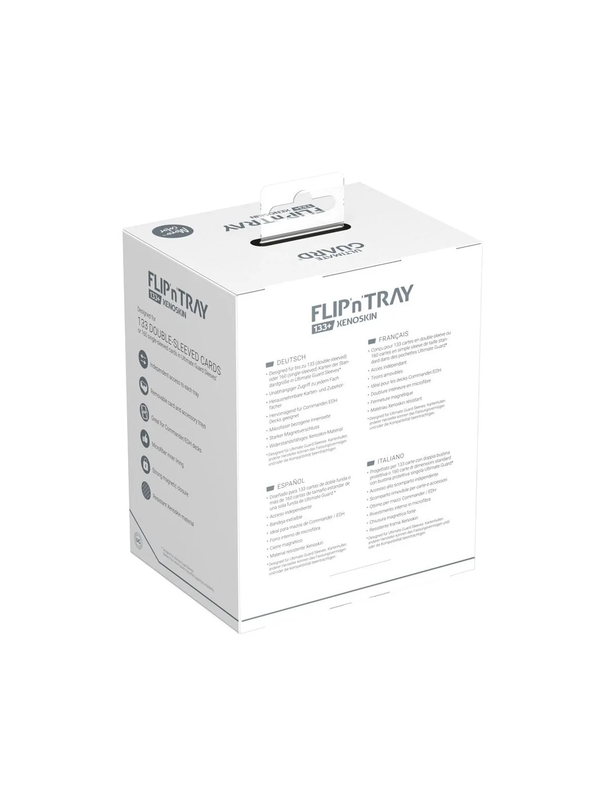 Compra Ultimate Guard Flip`n`Tray 133+ XenoSkin Negro de Ultimate Guar