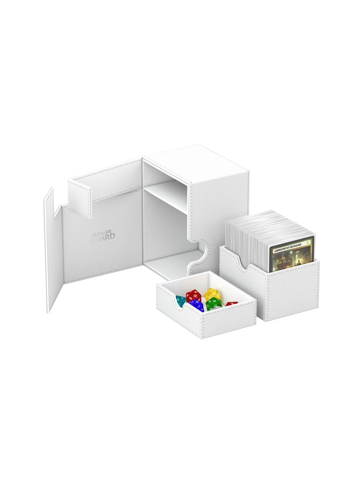 Compra Ultimate Guard Flip`n`Tray 133+ XenoSkin Blanco de Ultimate Gua