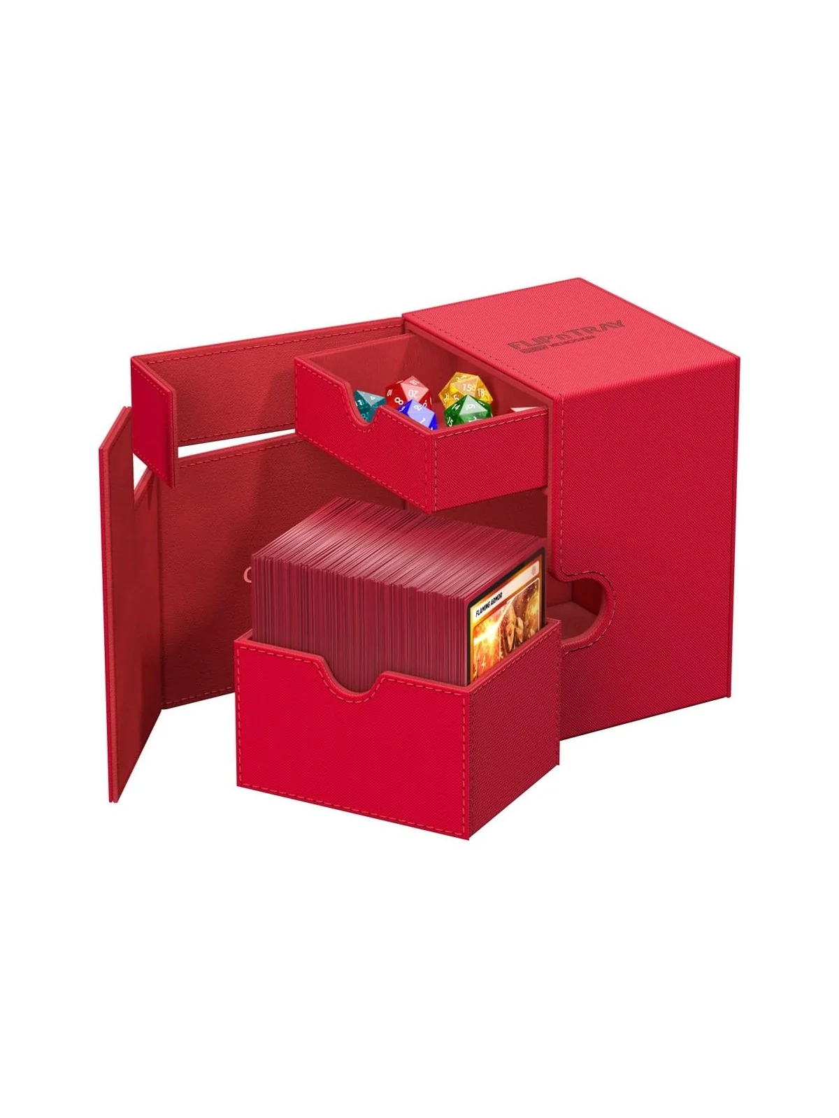 Compra Ultimate Guard Flip`n`Tray 133+ XenoSkin Rojo de Ultimate Guard