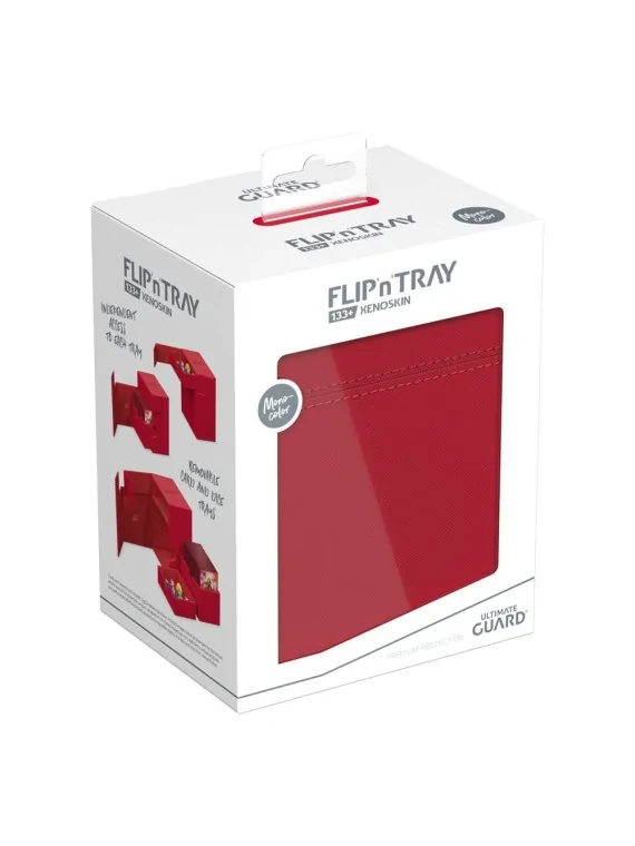 Compra Ultimate Guard Flip`n`Tray 133+ XenoSkin Rojo de Ultimate Guard Compra Ultimate Guard Flip`n`Tray 133+ XenoSkin Rojo de Ultimate Guard
