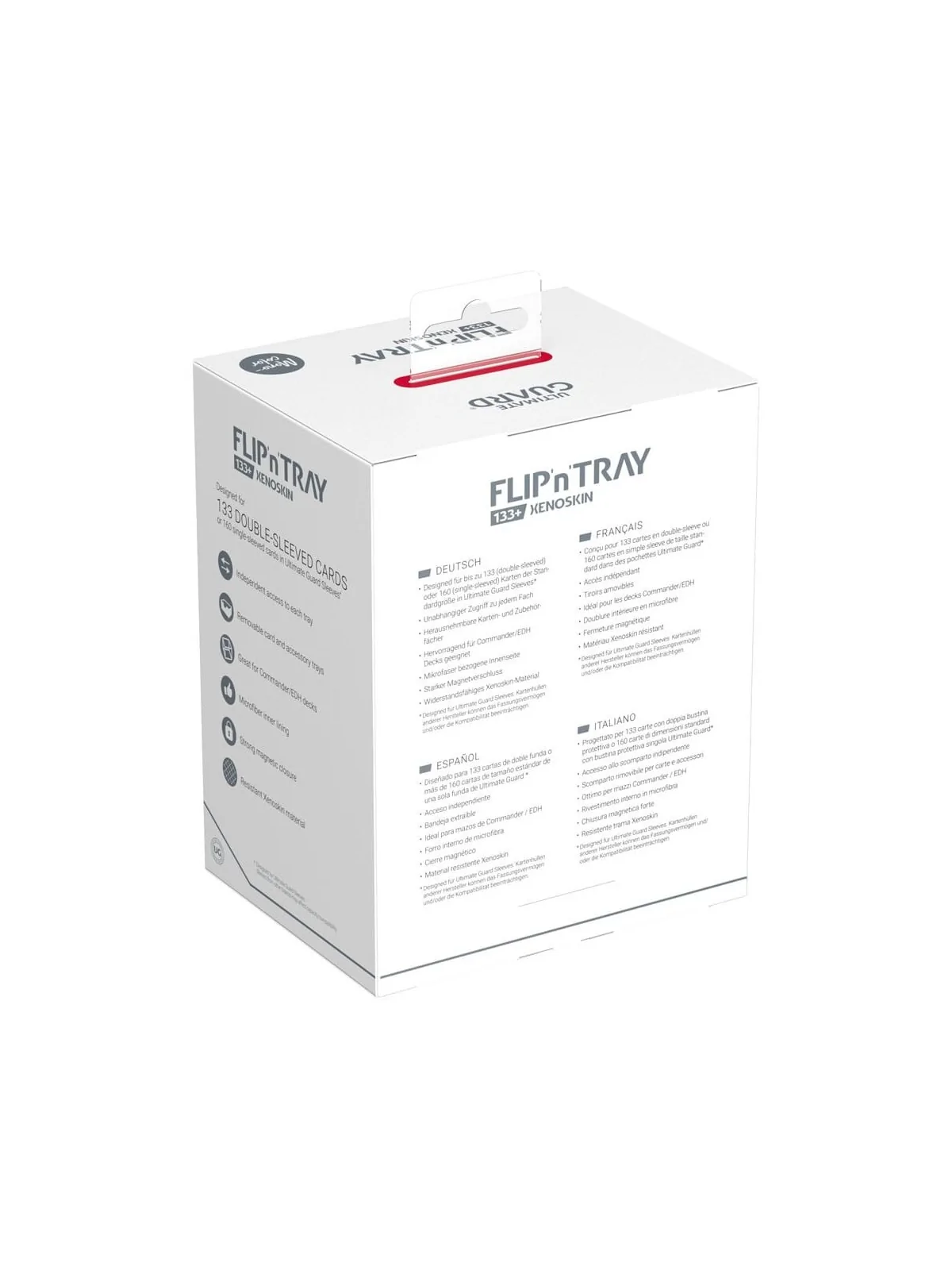 Compra Ultimate Guard Flip`n`Tray 133+ XenoSkin Rojo de Ultimate Guard