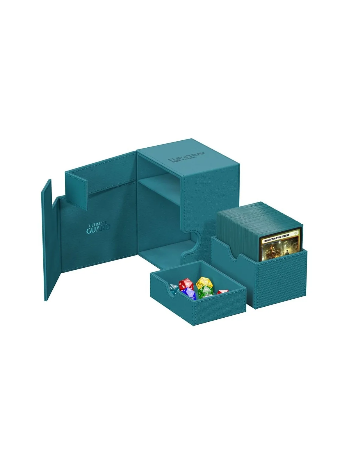 Compra Ultimate Guard Flip`n`Tray 133+ XenoSkin Petrol de Ultimate Gua