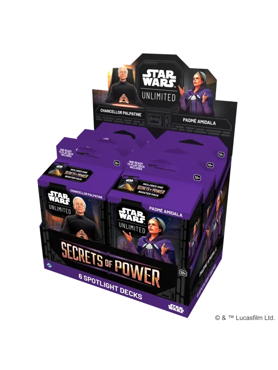 Compra Star Wars Unlimited: Secrets of Power Spotlight Decks (6) de Fa