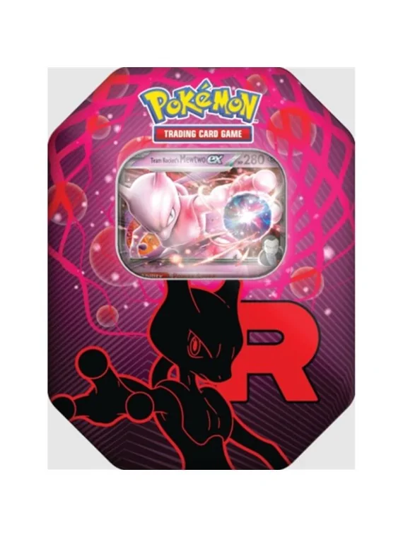 Compra Pokemon TCG: Latas del Team Rocket Mewtwo EX (ESP) de Bandai al