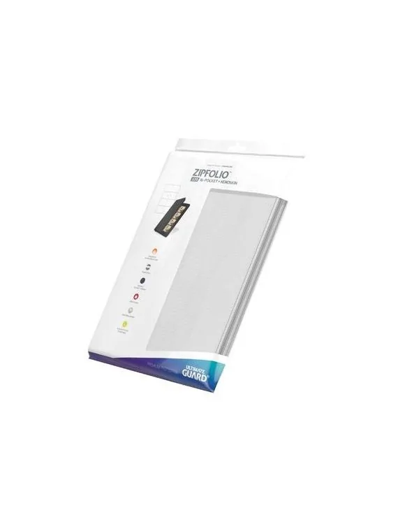 Compra Ultimate Guard Zipfolio 320: 16 Pocket XenoSkin Blanco de Ultim Compra Ultimate Guard Zipfolio 320: 16 Pocket XenoSkin Blanco de Ultim