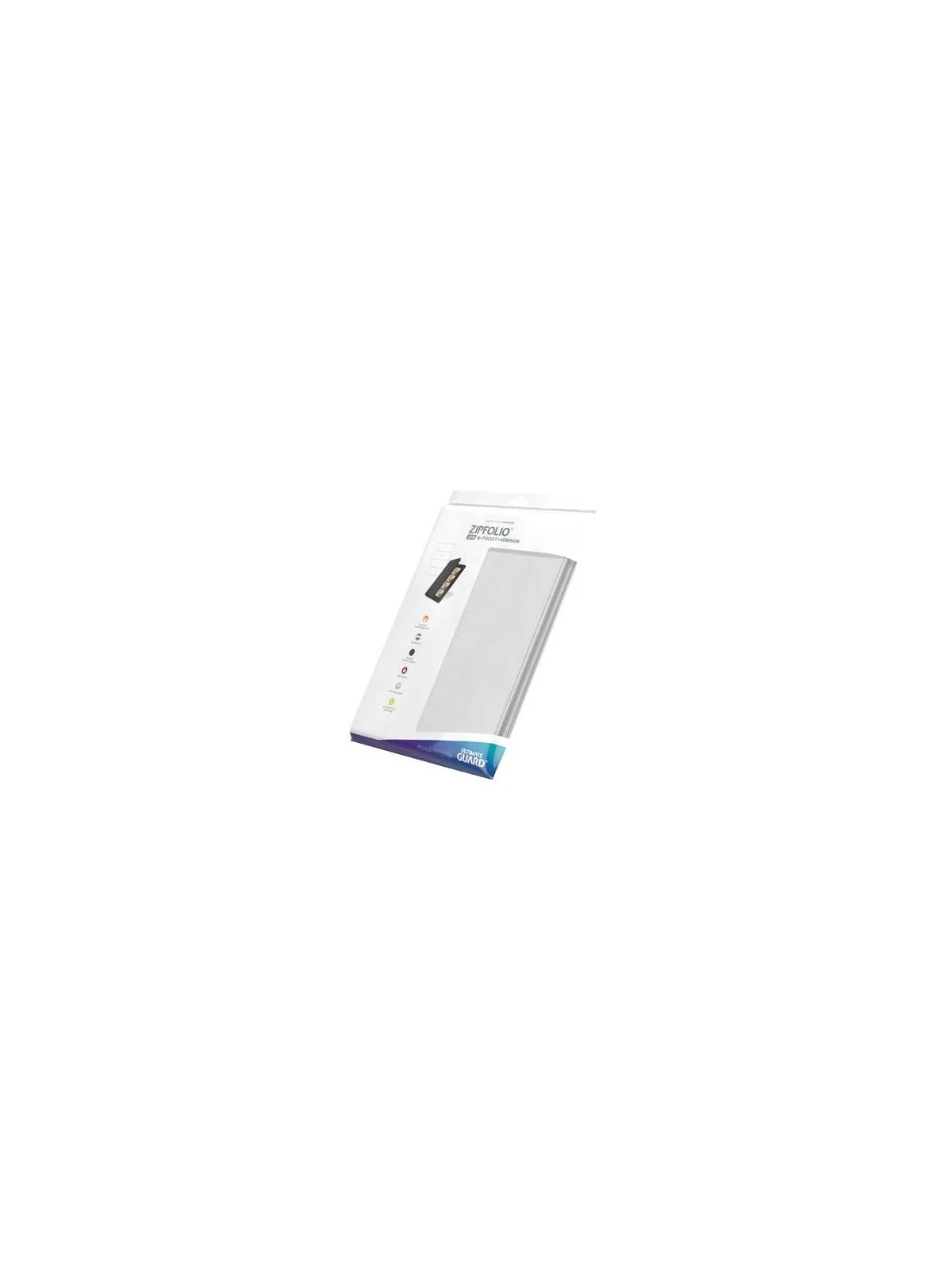 Compra Ultimate Guard Zipfolio 320: 16 Pocket XenoSkin Blanco de Ultim