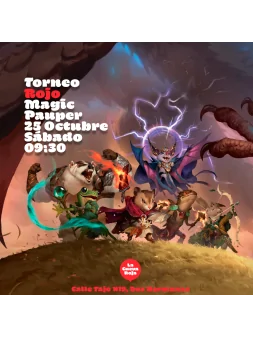 Compra Torneo Rojo Magic Pauper - 25 Octubre de  al mejor precio (15,0