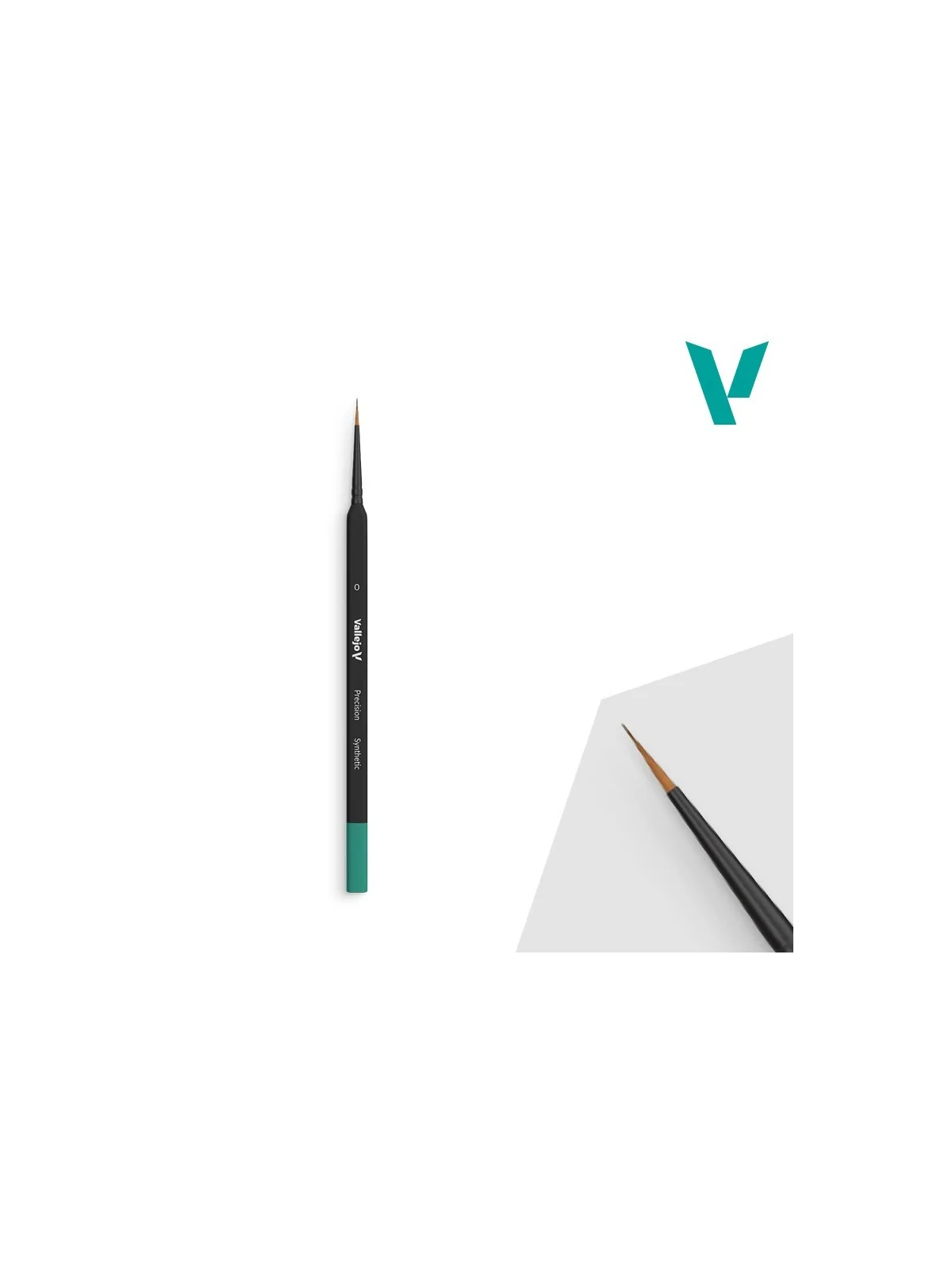 Compra Vallejo Precision: Pelo Sintético - Mango Triangular Size 0 (B0