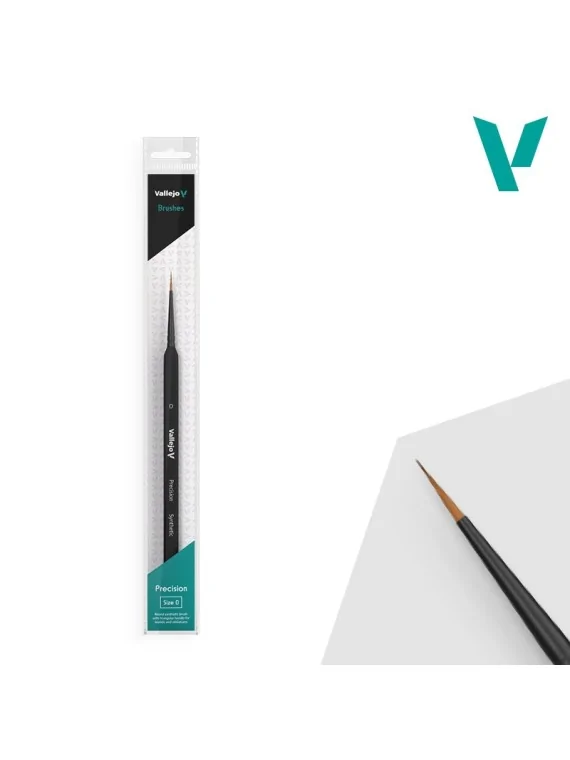 Compra Vallejo Precision: Pelo Sintético - Mango Triangular Size 0 (B0