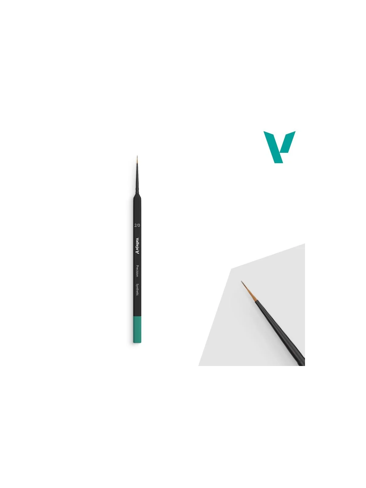 Compra Vallejo Precision: Pelo Sintético - Mango Triangular Size 2/0 (