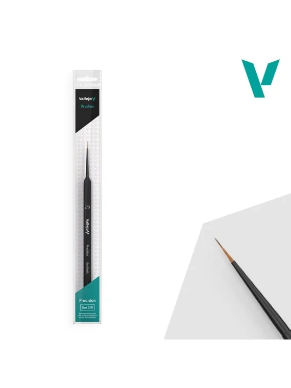 Compra Vallejo Precision: Pelo Sintético - Mango Triangular Size 2/0 (
