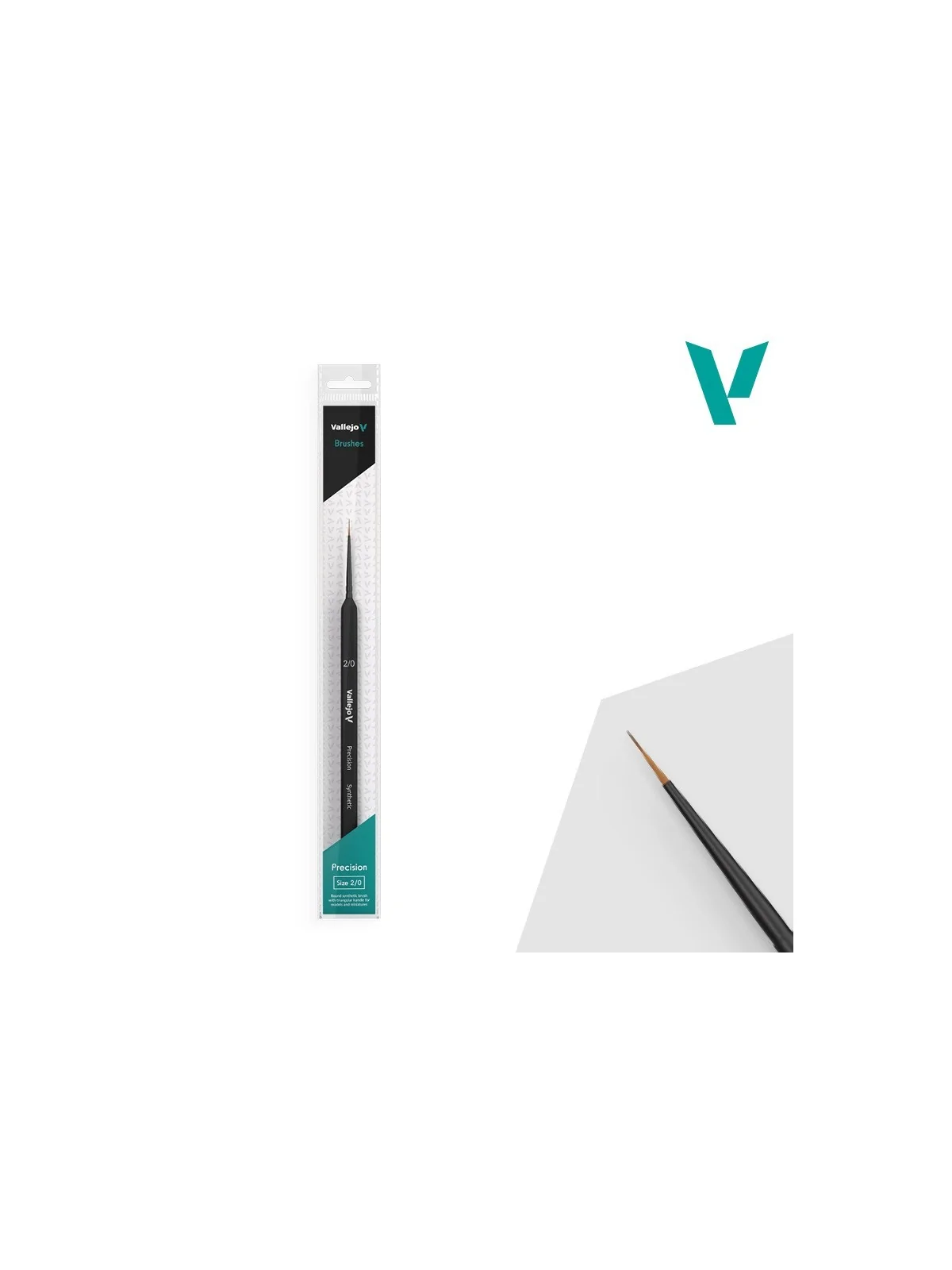 Compra Vallejo Precision: Pelo Sintético - Mango Triangular Size 2/0 (
