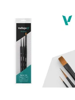 Compra Vallejo Precision Starter Set: Pelo Sintético - Mango Triangula