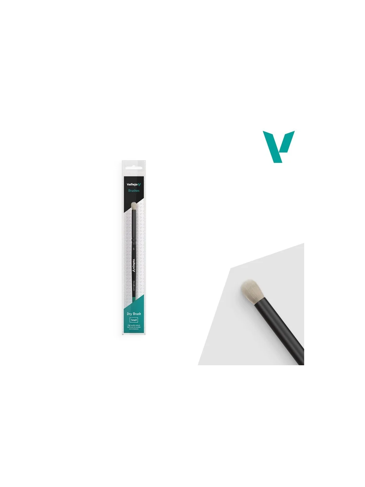 Compra Vallejo Dry Brush - Pelo Natural (Small) de Vallejo al mejor pr