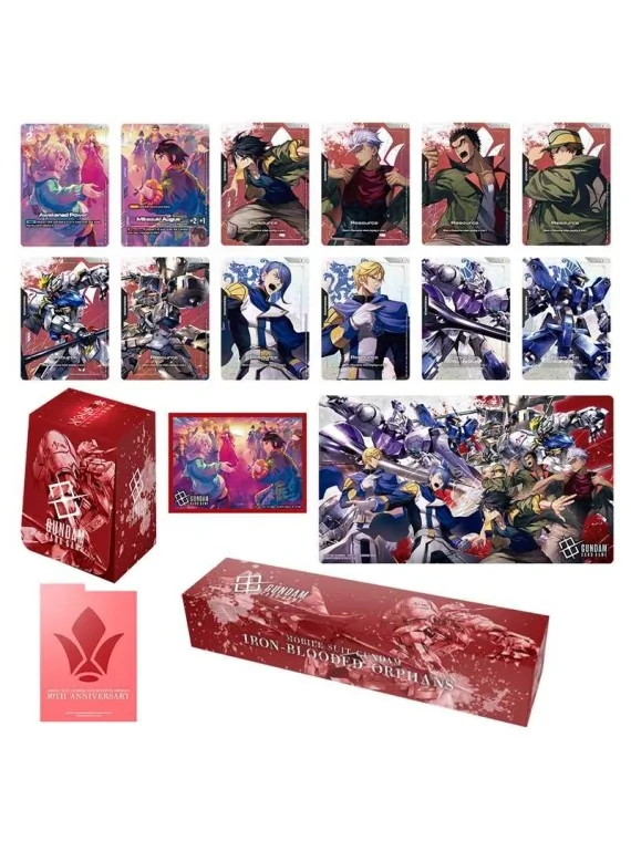 Compra Gundam Card Game: PB02 Premium Accessory Set Mobile Suit Iron B Compra Gundam Card Game: PB02 Premium Accessory Set Mobile Suit Iron B
