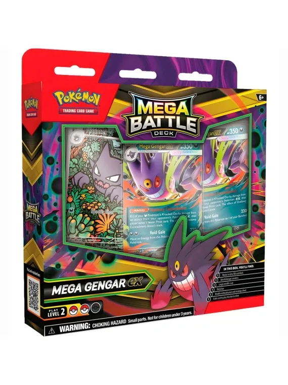 Compra Pokemon TCG: Mega Battle Deck: Mega-Gengar EX (ES) de Pokémon a Compra Pokemon TCG: Mega Battle Deck: Mega-Gengar EX (ES) de Pokémon a