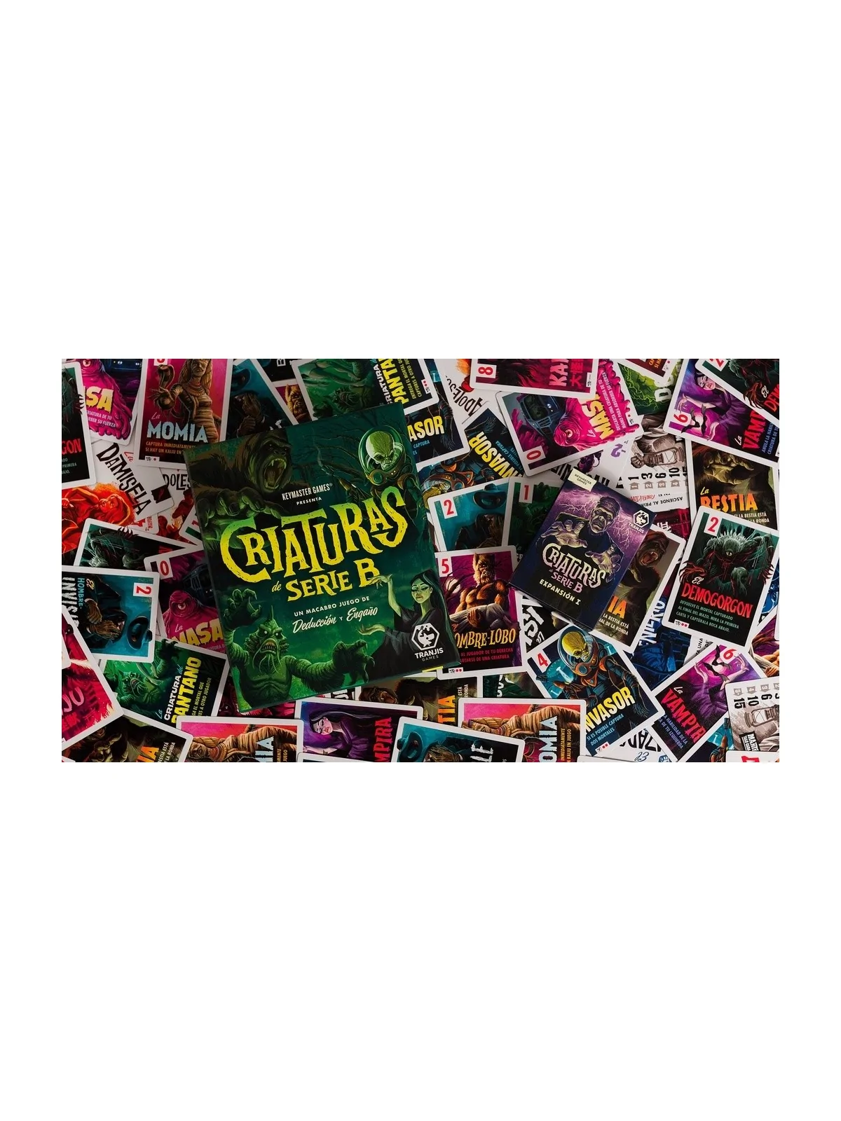 Compra Criaturas de Serie B: Expansión 1 de Tranjis Games al mejor pre Compra Criaturas de Serie B: Expansión 1 de Tranjis Games al mejor pre