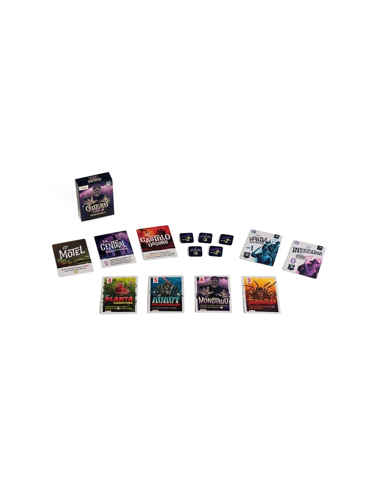 Compra Criaturas de Serie B: Expansión 1 de Tranjis Games al mejor pre Compra Criaturas de Serie B: Expansión 1 de Tranjis Games al mejor pre
