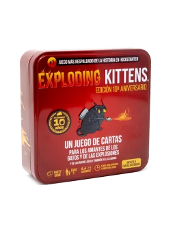 Compra Exploding Kittens: Edicion 10 Aniversario de Exploding Kittens 