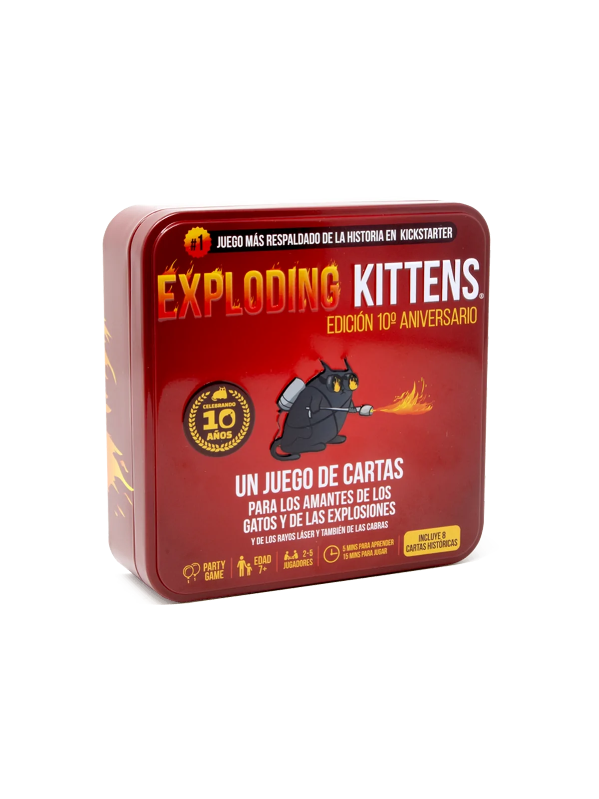 Compra Exploding Kittens: Edicion 10 Aniversario de Exploding Kittens  Compra Exploding Kittens: Edicion 10 Aniversario de Exploding Kittens