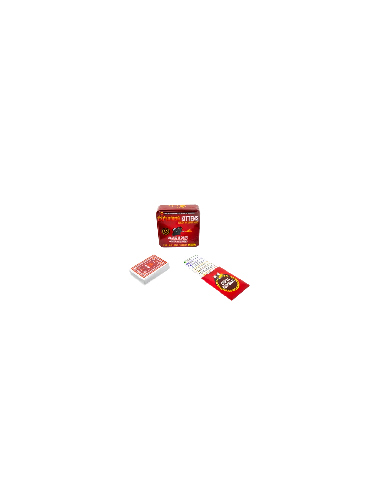 Compra Exploding Kittens: Edicion 10 Aniversario de Exploding Kittens  Compra Exploding Kittens: Edicion 10 Aniversario de Exploding Kittens