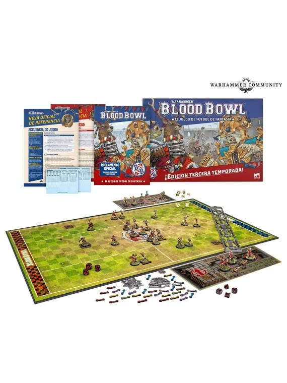 Compra Blood Bowl: Caja Tercera Edición (200-01) de Games Workshop al  Compra Blood Bowl: Caja Tercera Edición (200-01) de Games Workshop al