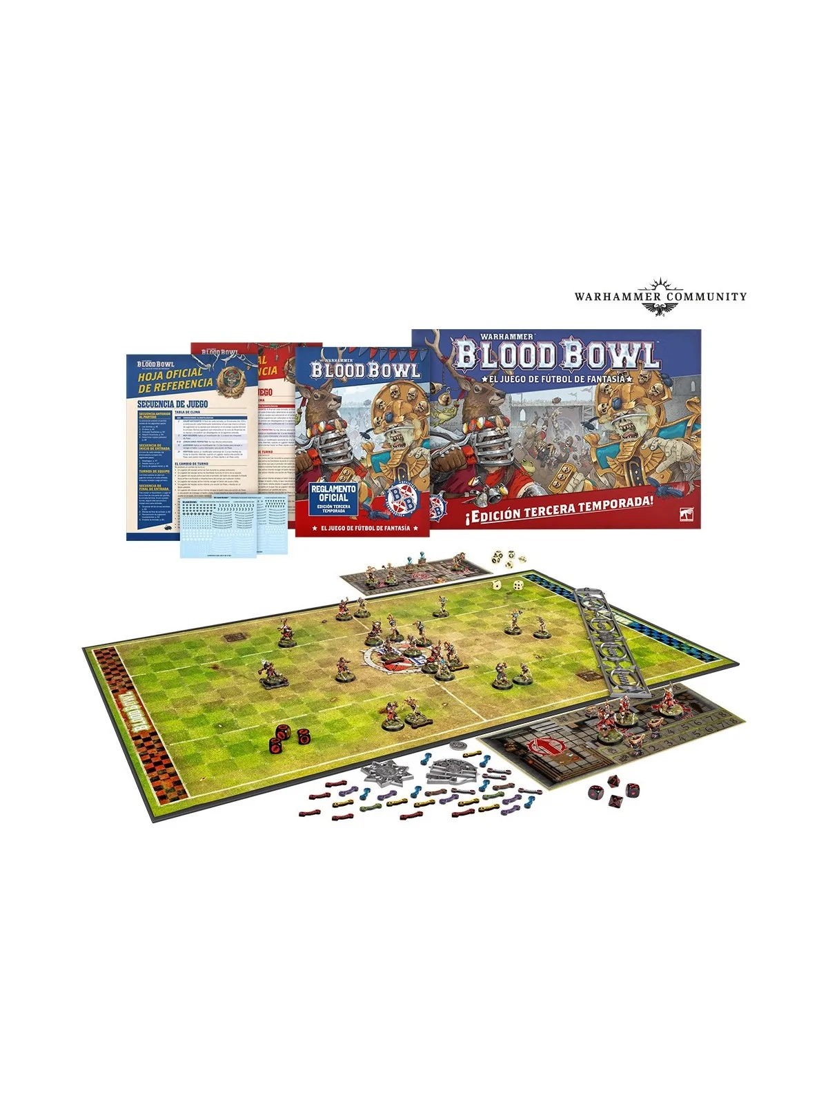 Compra Blood Bowl: Caja Tercera Edición (200-01) de Games Workshop al  Compra Blood Bowl: Caja Tercera Edición (200-01) de Games Workshop al