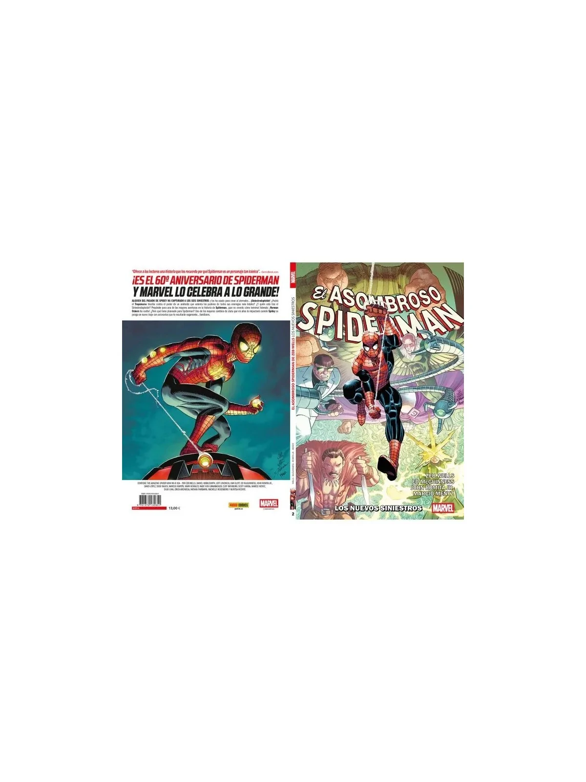 Compra Marvel Premiere: El Asombroso Spiderman de Zeb Wells 2 de Panin