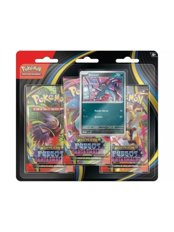 Compra Pokemon TCG: Fuegos Fantamales (Blister Pack de 3 Sobres) de Ba