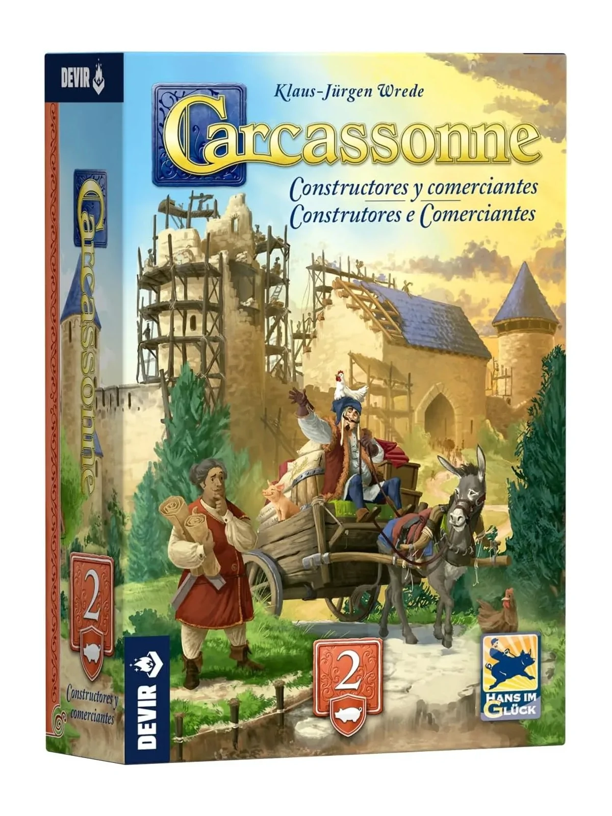 Compra Carcassonne: Constructores y Comerciantes de Devir al mejor pre