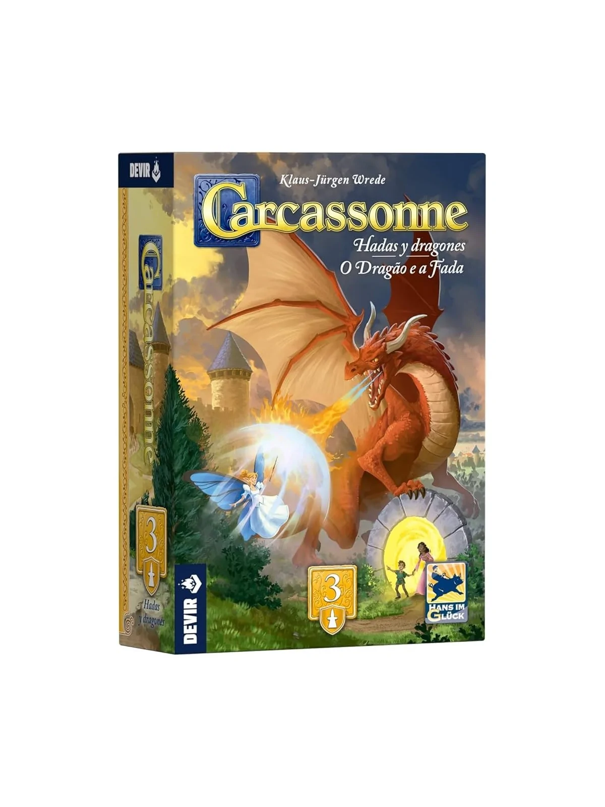 Compra Carcassonne: Dragones y Hadas de Devir al mejor precio (18,00 €