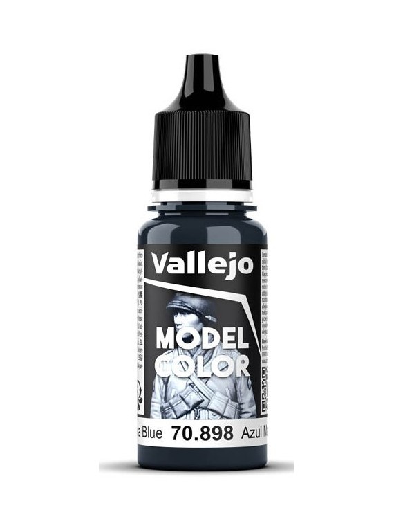 Azul Marina Oscuro Model Color Vallejo 18 ml (70898) de Vallejo en Model Color | La Cueva Roja