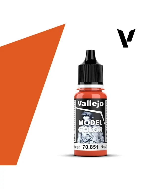 Compra Naranja Intenso Model Color Vallejo 18 ml (70851) de Vallejo al