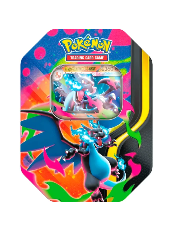 Compra Pokemon TCG: Lata Mega Charizard X EX (ES) de Bandai al mejor p