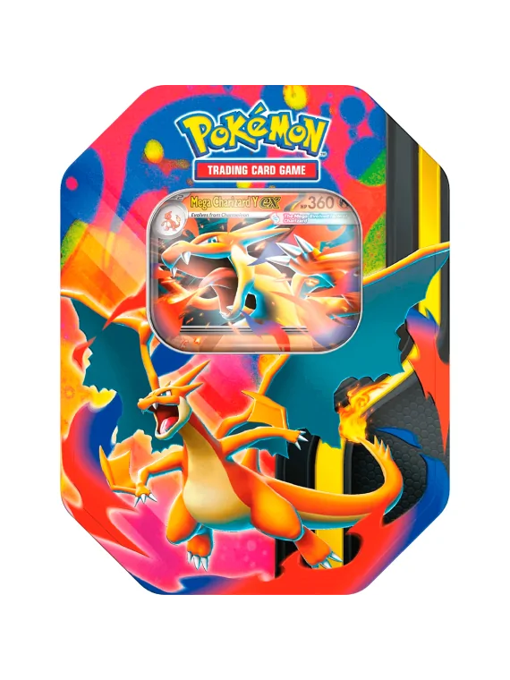 Compra Pokemon TCG: Lata Mega Charizard Y EX (ES) de Bandai al mejor p