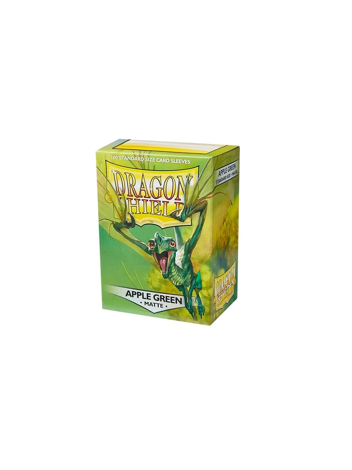 Compra Dragon Shield Standard Matte Verde Manzana (100 Fundas) de Drag