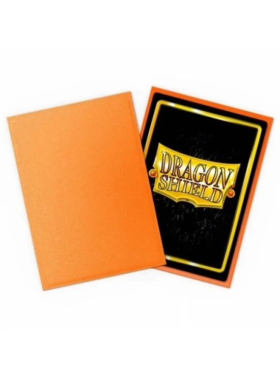 Compra Dragon Shield Standard Matte Naranja Amber (100 Fundas) de Drag