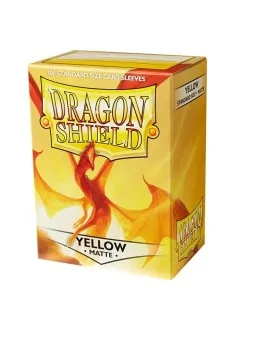 Compra Dragon Shield Standard Matte Amarillo (100 Fundas) de Dragon Sh