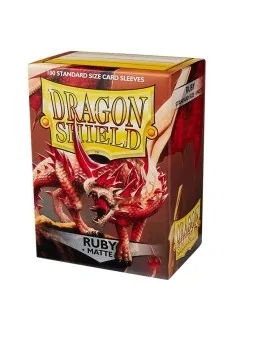 Compra Dragon Shield Standard Matte Ruby (100 Fundas) de Dragon Shield