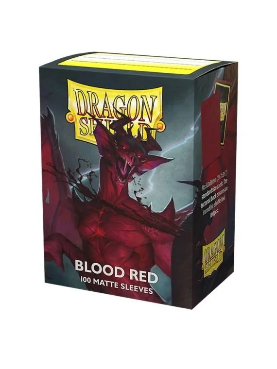 Compra Dragon Shield Standard Matte Simurag Rojo (100 Fundas) de Drago