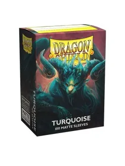 Compra Dragon Shield Standard Matte Turquesa Atebeck (100 Fundas) de D