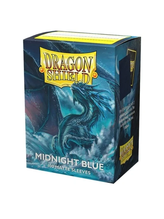 Compra Dragon Shield Standard Matte Midnight Blue Dragon (100 Fundas) 