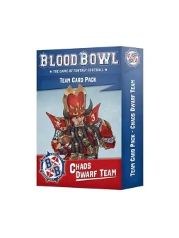 Compra Blood Bowl: Chaos Dwarfs Team Card Pack (Inglés) de Games Works