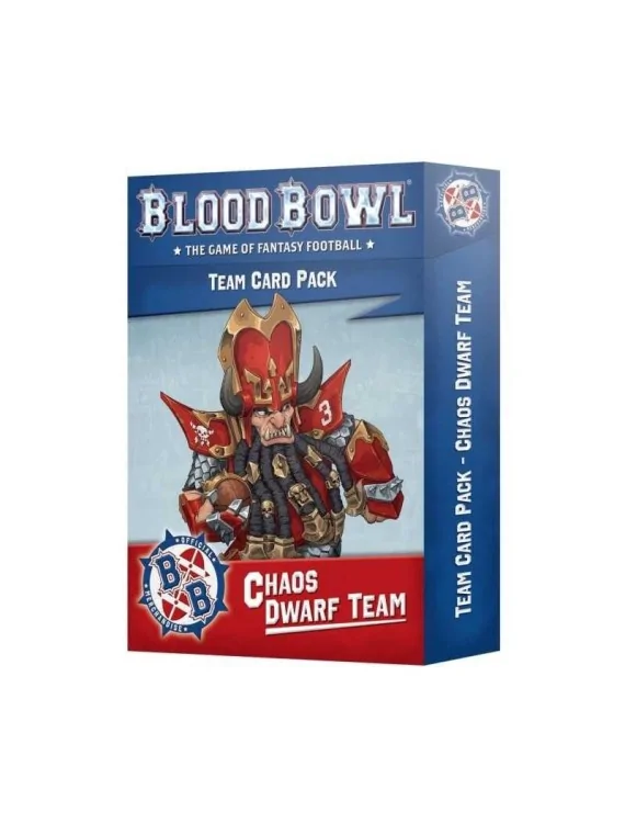 Compra Blood Bowl: Chaos Dwarfs Team Card Pack (Inglés) de Games Works