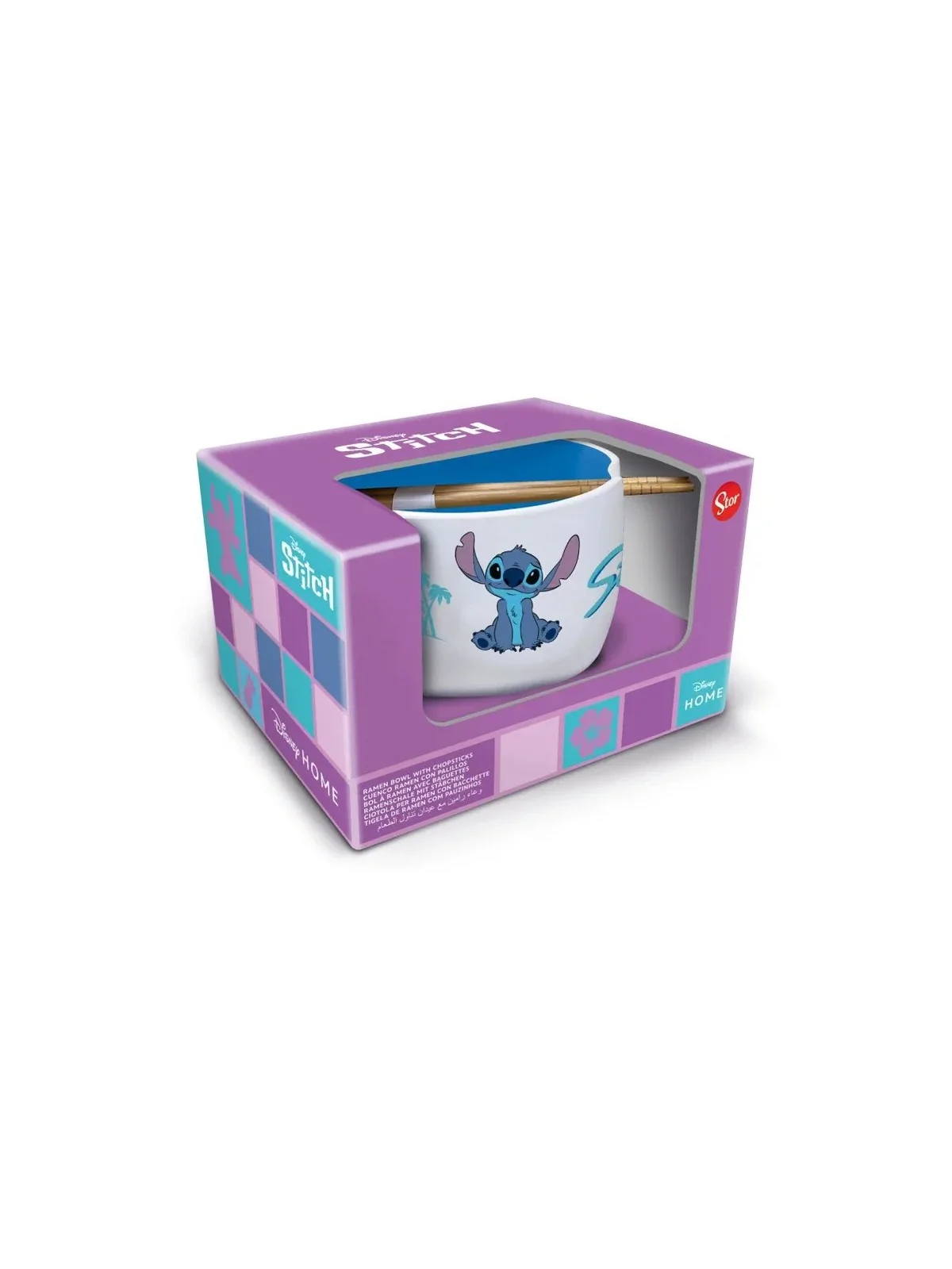 Compra Cuenco para Ramen con Palillos Disney Stitch de Stor al mejor p
