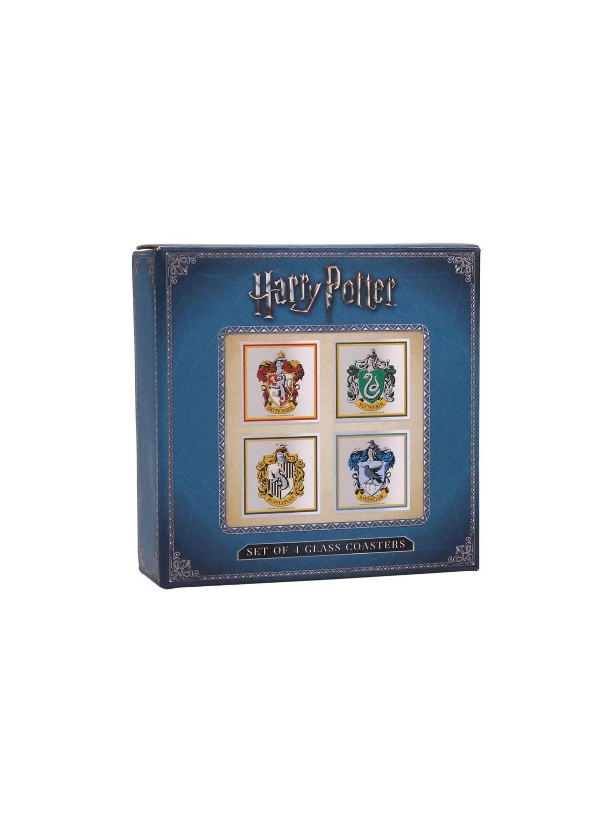 Compra Set de 4 Posavasos Casas Hogwarts Harry Potter de Half moon bay