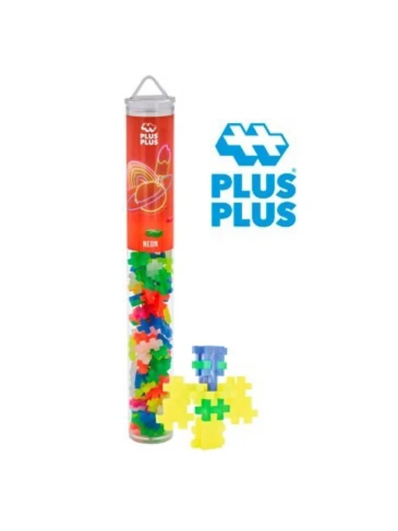 Compra Pack Tubo Plus-Plus Neon Mix 100 Pcs de Plus Plus al mejor prec