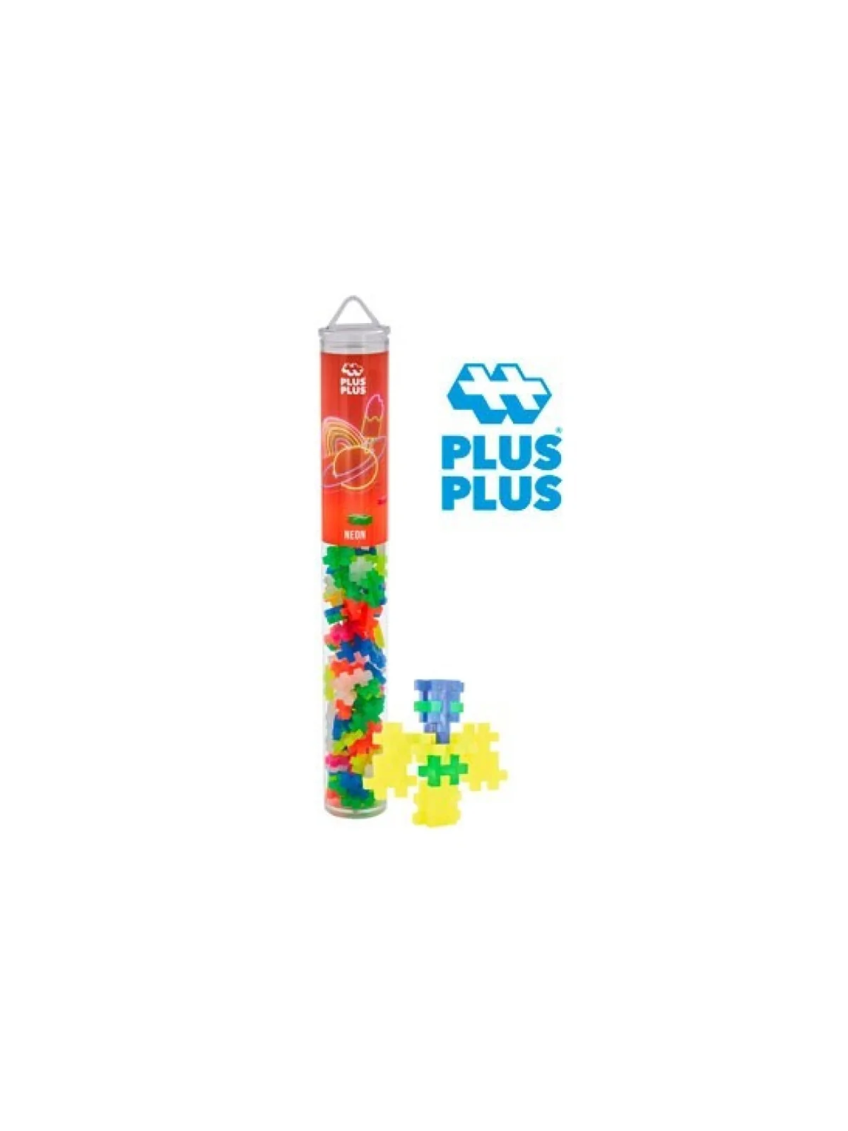 Compra Pack Tubo Plus-Plus Neon Mix 100 Pcs de Plus Plus al mejor prec