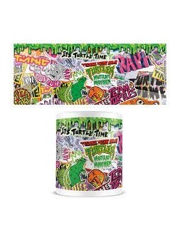 Taza Graffiti Las Tortugas Ninja TMNT Mutant de Pyramid en Tazas - Vasos | La Cueva Roja